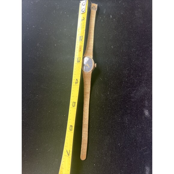 Vtg Le Jour Women's Elegant Wristwatch 17 Jewels 10K RPG Manual Winding Working - Picture 2 of 6